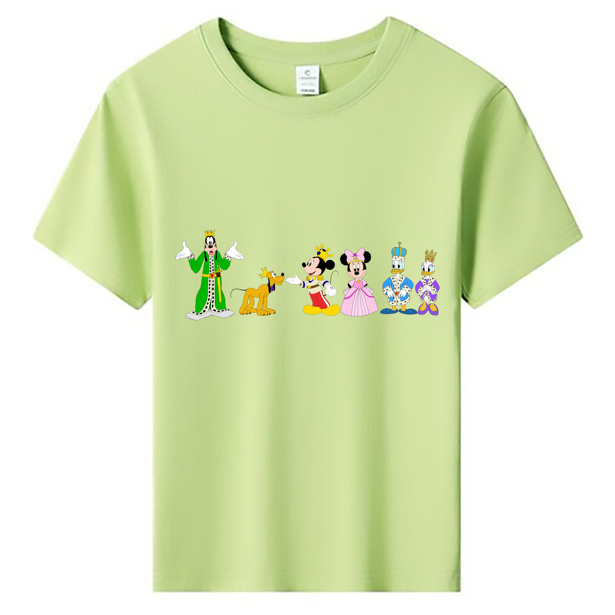 ミッキーマウス Mickey Mouse 綿100％キッズTシャツ（フロントプリント）
